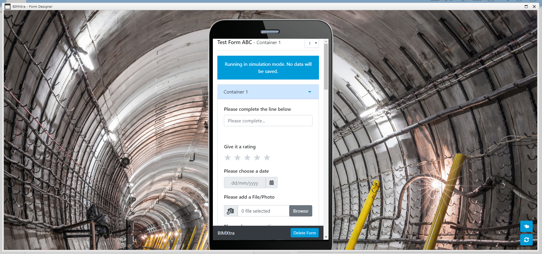 Construction forms